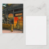 Tsuchiya Koitsu - Side Street Araki in Yotsuya Notitiekaartje (Voorkant / Achterkant)