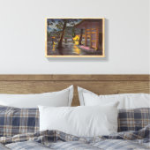 Tsuchiya Koitsu Sketches Takanawa Sengakuji Temple Canvas Afdruk (Insitu (Slaapkamer))