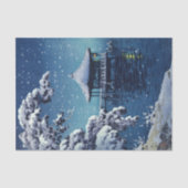 Tsuchiya Koitsu - Sneeuw op de Ukimido bij Katada Tissuepapier (Voorkant)