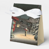 Tsuchiya Koitsu - Sneeuw op Nezu Shrine Bedankdoosjes (Voorkant Zijde)