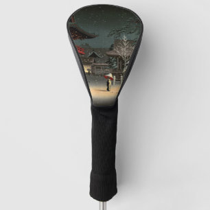 Tsuchiya Koitsu - Sneeuw op Nezu Shrine Golfheadcover