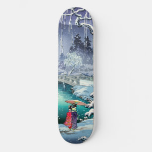 Tsuchiya Koitsu - Voorjaarssneeuw bij Maruyama Skateboard