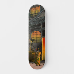 Tsuchiya Koitsu - Zijstraat Araki in Yotsuya Skateboard
