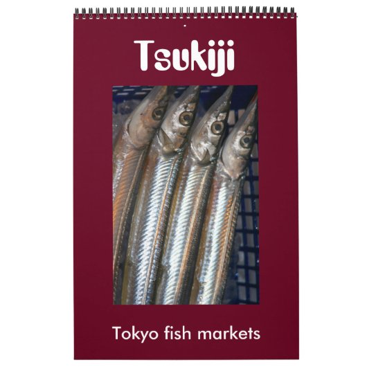 tsukiji vismarkten kalender (Hoes)
