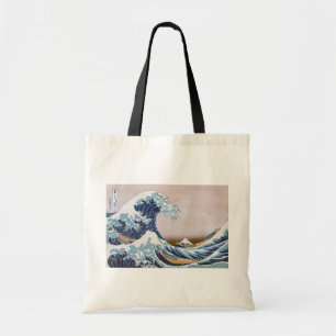 Tsunami Grote Golf bij Kanagawa Japan door Hokusai Tote Bag