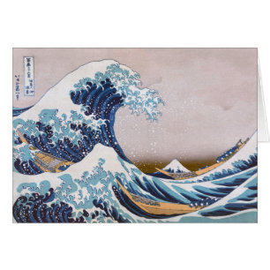 Tsunami Grote Golf van Kanagawa Japan door Hokusai