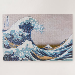 Tsunami Grote Golf van Kanagawa Japan door Hokusai Legpuzzel