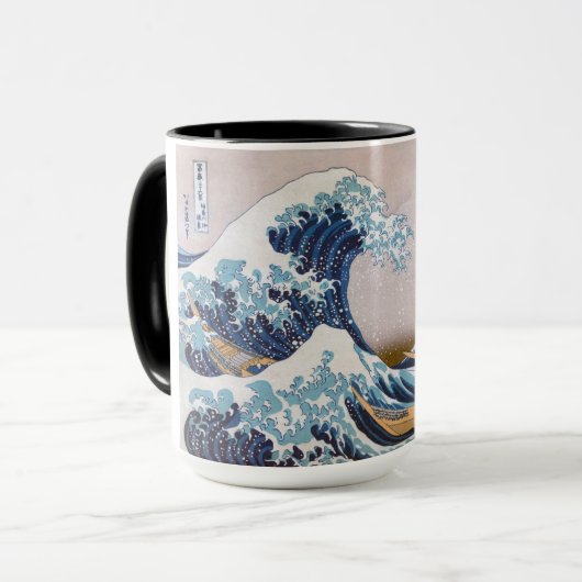 Tsunami Grote Golf van Kanagawa Japan door Hokusai Mok (Voorkant links)