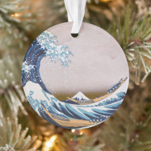 Tsunami Grote Golf voor Kanagawa Japan door Hokusa Ornament