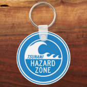 TSUNAMI HAZARD ZONE SLEUTELHANGER (Voorkant)