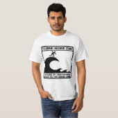 Tsunami Hazard Zone T-shirt (Voorkant volledig)