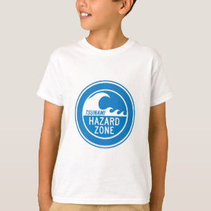 TSUNAMI HAZARD ZONE T-SHIRT