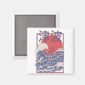 Tsunami Magneet (Voorkant / Achterkant)