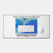 Tsunami Porto Rico Tectonique de plaque de tranché (Clavier et souris)