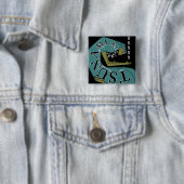 TSUNAMI RELIEF! $ VIERKANTE BUTTON 5,1 CM (In situ)