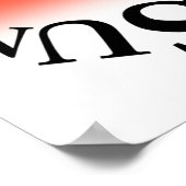 TSUNAMIS IS GEBEURD! POSTER (Hoek)