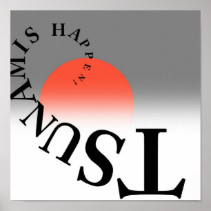 TSUNAMIS IS GEBEURD! POSTER