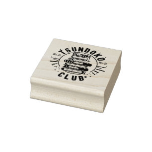 Tsundoku Club Boekliefhebbers Bibliophile Booktok Rubberstempel