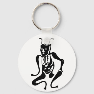 Tsuno-daishi Beschermingssymbool-01 Sleutelhanger