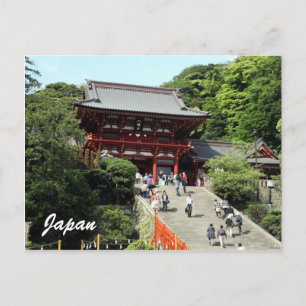 tsurugaoka shrine briefkaart