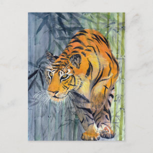 Tsuyako Tiger Briefkaart