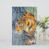 Tsuyako Tiger Briefpapier (Staand voorkant)