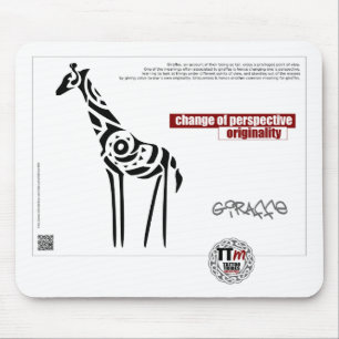 TT betekenissen - GIRAFFE Muismat