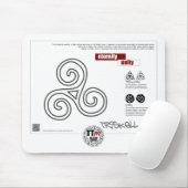 TT betekenissen - TRISKELL Muismat (Met muis)