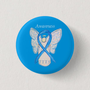 TT-bewustwording met dubbele tot dubbele transfusi Ronde Button 3,2 Cm