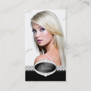 TT-Diamond Bliss Beauty Pageant-fotokaart Visitekaartje