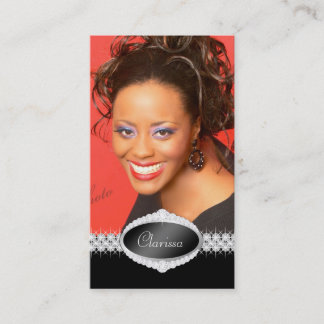 TT-Diamond Bliss Beauty Pageant-fotokaart Visitekaartje