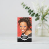 TT-Diamond Bliss Beauty Pageant-fotokaart Visitekaartje (Staand voorkant)