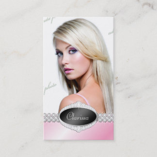 TT-Diamond Bliss Beauty Pageant-fotokaart Visitekaartje