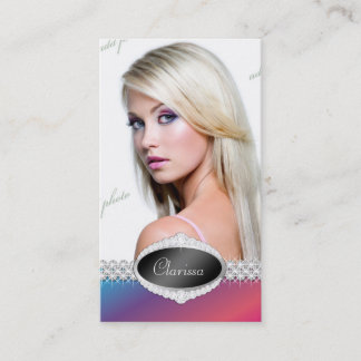 TT-Diamond Colour Beauty Pageant-fotokaart Visitekaartje
