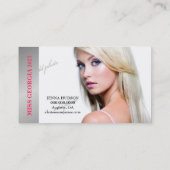 TT-Perfect Princess Faux Silver Visitekaartje (Achterkant)