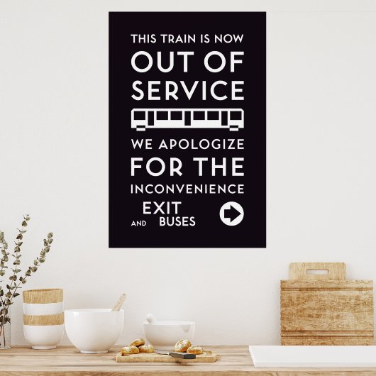 TTC - Affiche d'excuses pour services rendus (Cuisine)