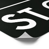 TTC-ondergrondse bestemming Sign v2 Poster (Hoek)