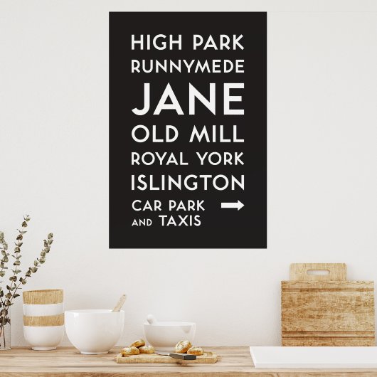 TTC - Poster de Bloor-Danforth High Park (Cuisine)