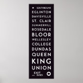 TTC - Poster long des stations sud (Devant)