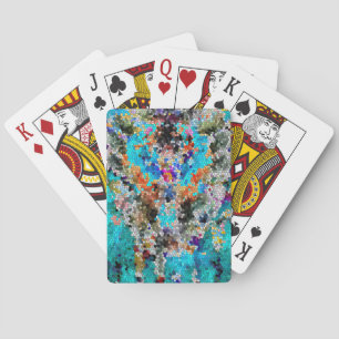 TTEQOTGCubismINV SGDRKDP BLUE Pokerkaarten
