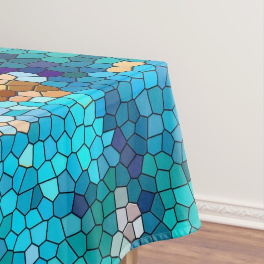 TTEQOTGCubismINV SGDRKDP BLUE Tafelkleed (Voorbeeld)