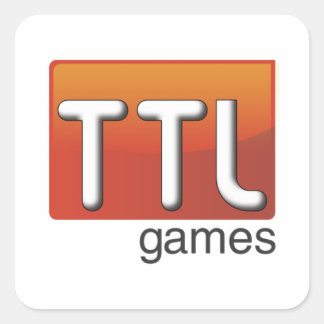 TTL Games Logo Vierkante Sticker