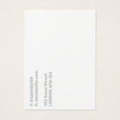 Ttypographie en gras rose et gris Carte d'affichag (Dos)