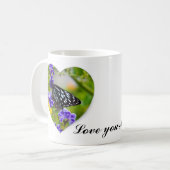 Tu aimes maman papillon tasse de café (Devant gauche)