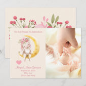 Tu as accroché le Faire-part de naissance photo de (Devant / Derrière)