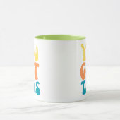 "Tu As Ça" Mug De Café (Vert) (Centre)