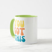 "Tu As Ça" Mug De Café (Vert) (Devant gauche)