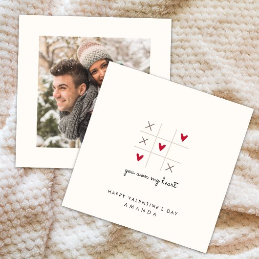 Tu as gagné ma carte de la Saint Valentin Tic tac