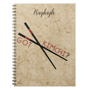 Tu as Kimchi ? Carnet de baguettes personnalisées