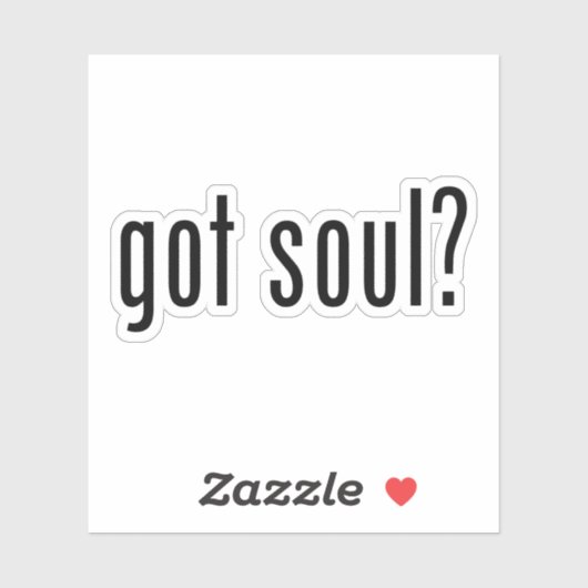 tu as une âme ? Autocollant (Feuille)